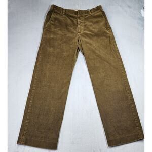 Vtg Banana Republic Corduroy Pants Mens 35x30.5 Brown Straight Leg Cotton Y2K